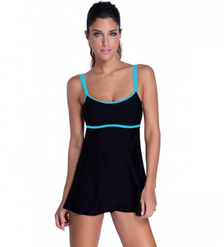 Swimsuits Double Shoulder Swimdress Bathing