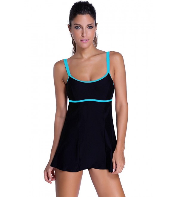 Swimsuits Double Shoulder Swimdress Bathing