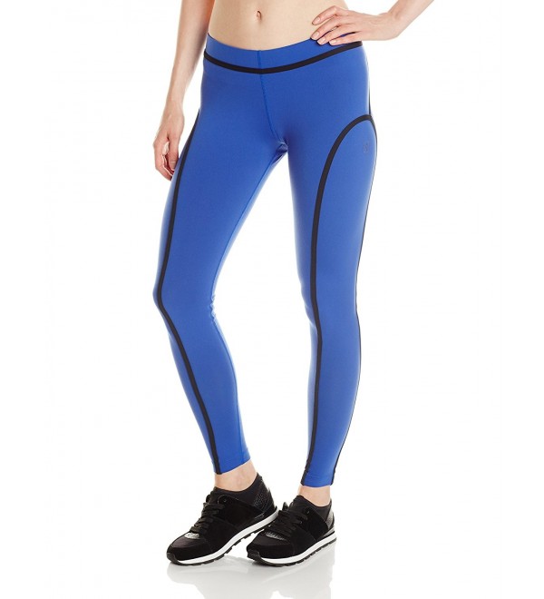 Fitness Women's Perfect Piped Leggings - Surfs Up Blue - CH11VJ5ZGQ5