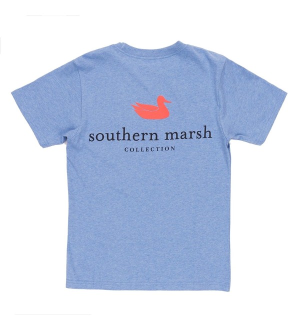 Southern Marsh Authentic T shirt Washed Blue Youth