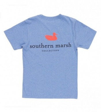 Southern Marsh Authentic T shirt Washed Blue Youth