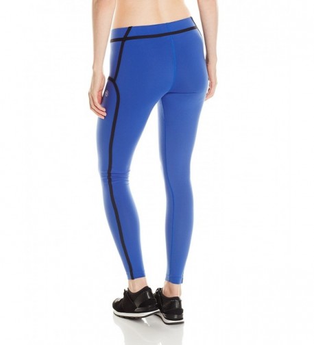 Fitness Women's Perfect Piped Leggings - Surfs Up Blue - CH11VJ5ZGQ5