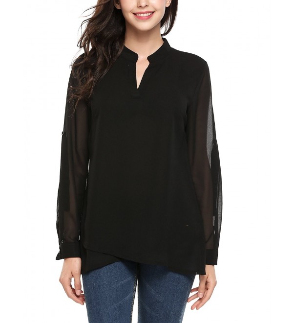 Beyove Casual Pullover Chiffon Blouse