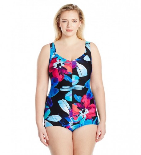 Maxine Hollywood Flourish Shirred Swimsuit