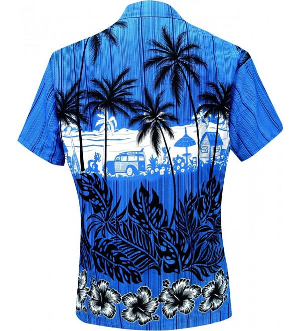 Blouses Hawaiian Shirt Button Up Women Beach Wear Short Sleeves ...