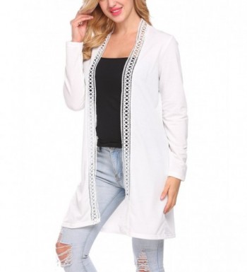 Mofavor Lightweight Trimmed Sweater Cardigan