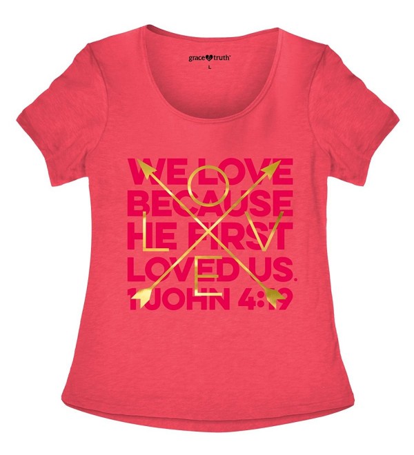 Grace & Truth We Love Women's T-Shirt - CA17YYXNXH8