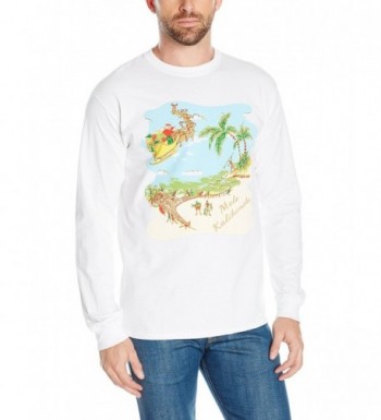 Kahala Luau Long Sleeve T White Medium