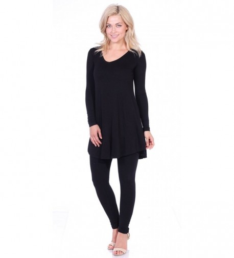 black tunic dress with leggings