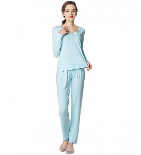 GUANYY Womens V Neck Sleepwear Sleeves