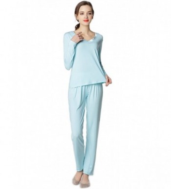 GUANYY Womens V Neck Sleepwear Sleeves