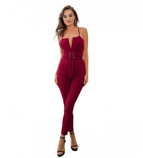 Glamaker Backless Jumpsuit Bodycon Playsuit