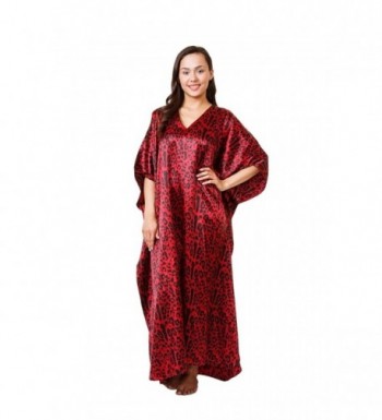 Womens Satin Kaftan Tiger Caf 65