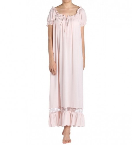 Latuza Sleepwear Shoulder Victorian Nightgown