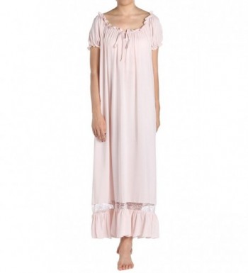 Latuza Sleepwear Shoulder Victorian Nightgown