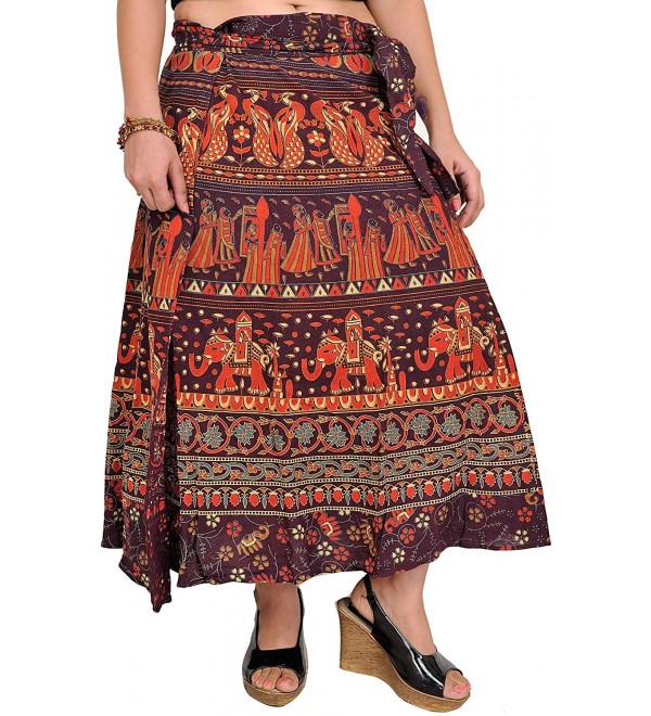 Exotic India Wrap Around Skirt Pilkhuwa