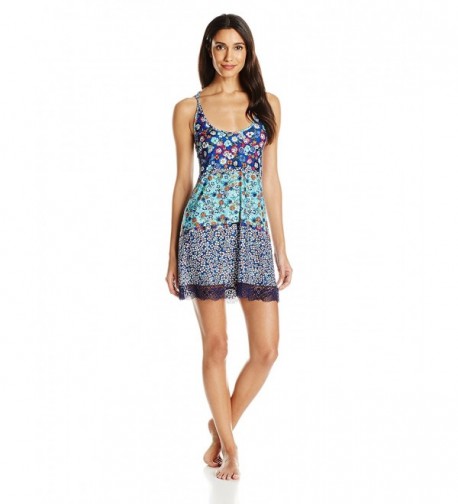 Bloom Jonquil Heathercliff Chemise Aqua Navy