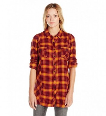 Volcom Juniors Please Flannel Tunic