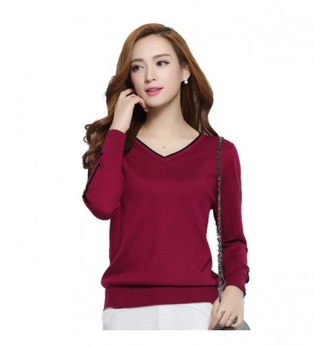 Panreddy Cashmere Blended Knitted Pullovers