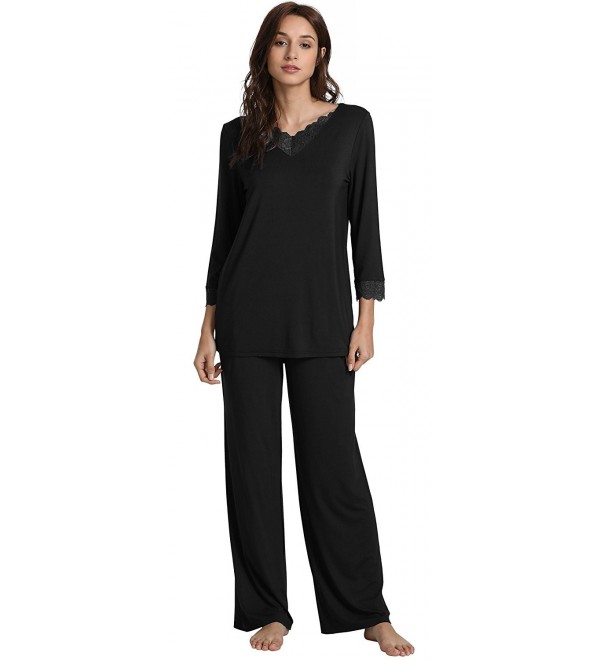 GYS Womens Sleeve Sleepwear Bamboo