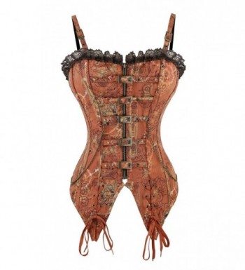 Killreal Victorian Steampunk Overbust Bustier