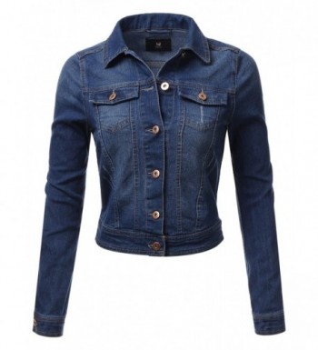 Doublju Vintage Button Denim Jacket