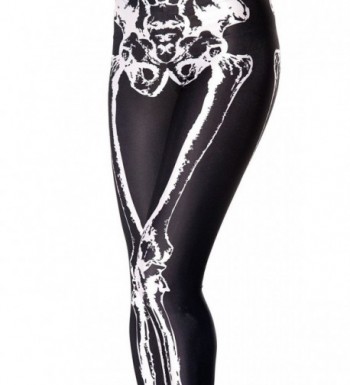 Geoot Skeleton Stretch Legging Length