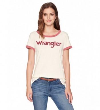 Wrangler Womens Sleeve Ringer Heather