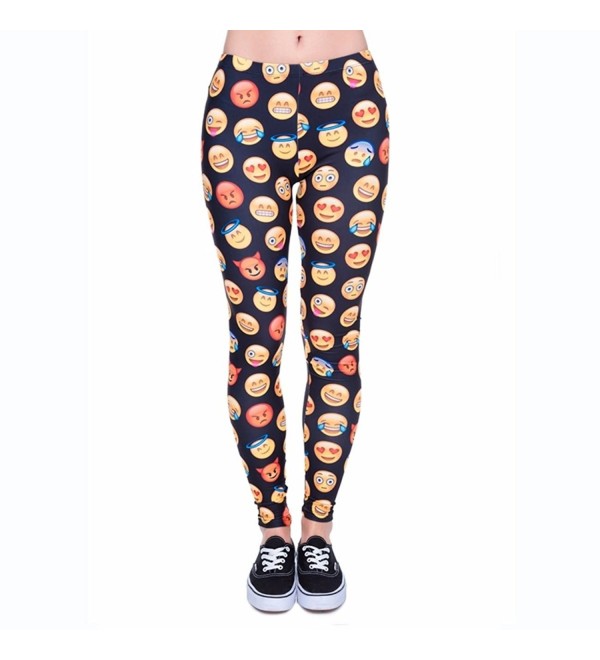kukubird Printed Patterns Leggings Stretchable kukubird Printed Patterns Leggings Stretchable