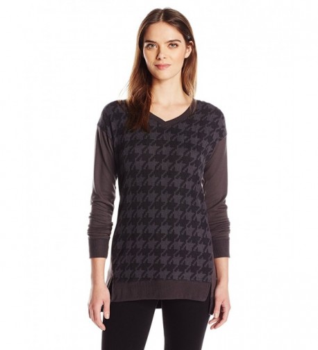 French Laundry Shoulder Houndstooth Charcoal