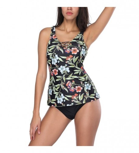 YUMDO Womens Printed Swimsuits Tankini