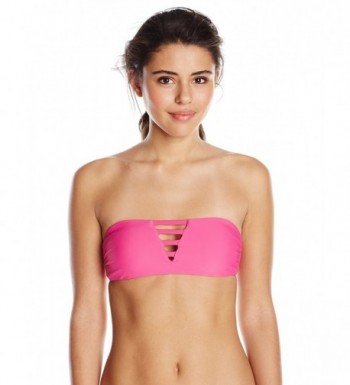 Volcom Womens Simply Bandeau Magenta