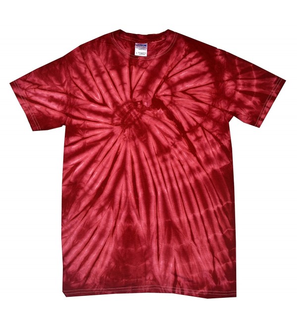 Youth & Adult Spider Tie Dye T-Shirt - Spider Crimson - CL1268CKWDF