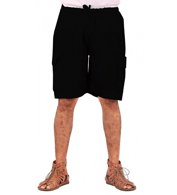 Harem Studio Linen Shorts Black