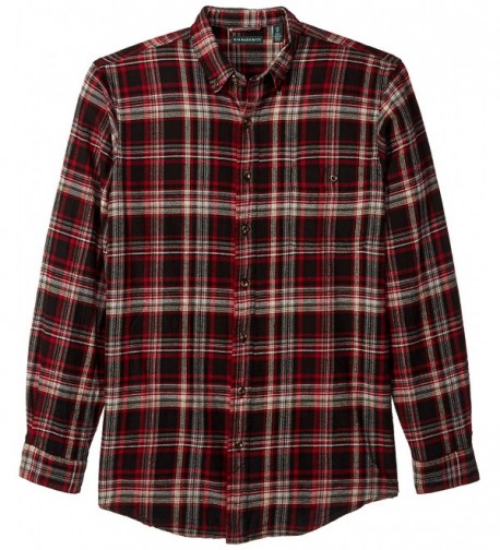 Bass Fireside Flannel Plaid Sleeve