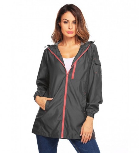 Beyove Womens Hooded Outerwear Waterproof