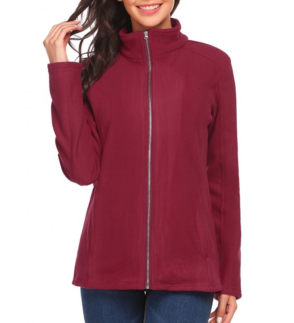 Zeagoo Womens Microfleece Jacket Full Zip