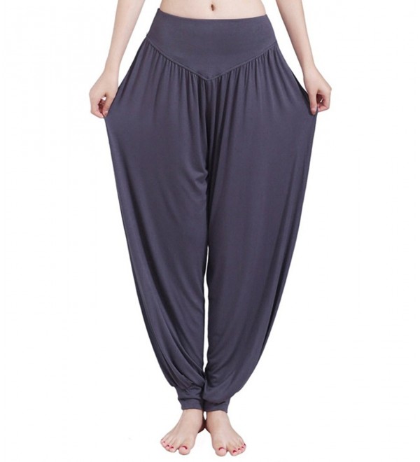 Womens Yoga Pilates Harem Pants Sports Long Baggy Trousers Hippie ...