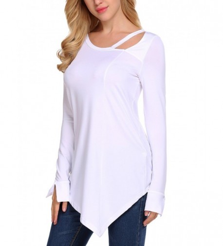 Miageek Womens Blouse Sleeve Asymmetrical