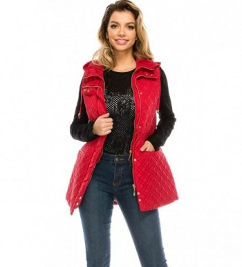 Womens Quilted Padding Jacket Detachable