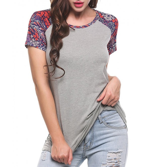 floral raglan tee