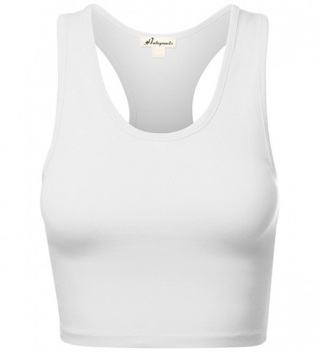 HATOPANTS Cotton Racerback Basic White