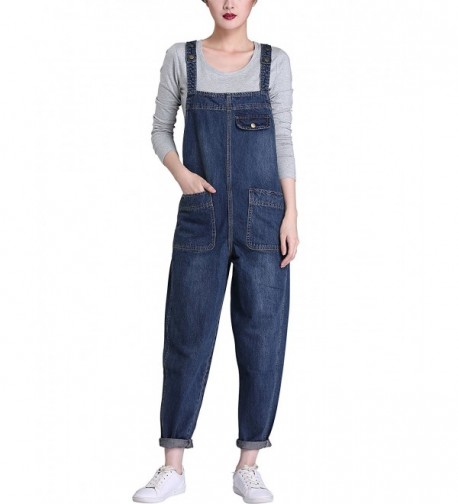 Yeokou Womens Cropped Overalls Jumpsuits