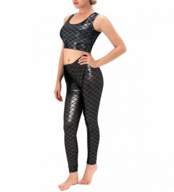 Diamond keep Mermaid Printing Leggings