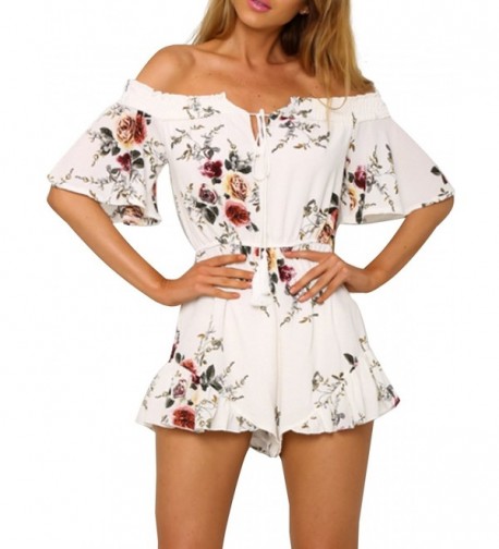 Simplee Apparel Shoulder Jumpsuit Playsuit