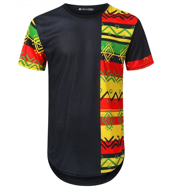 URBANTOPS Hipster Aztec Longline T Shirt