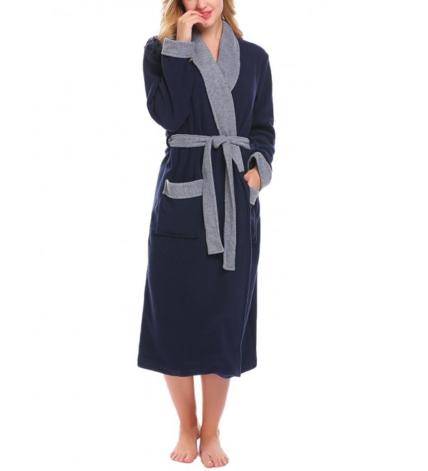 Ekouaer Ekoauer Elegant Bathrobe patchwork