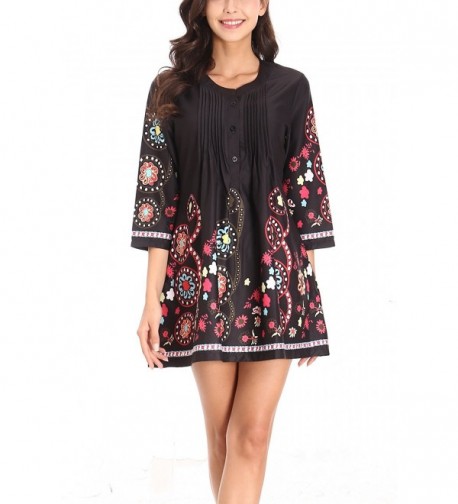 MANDEKU Womens Printed Pintuck US12 14