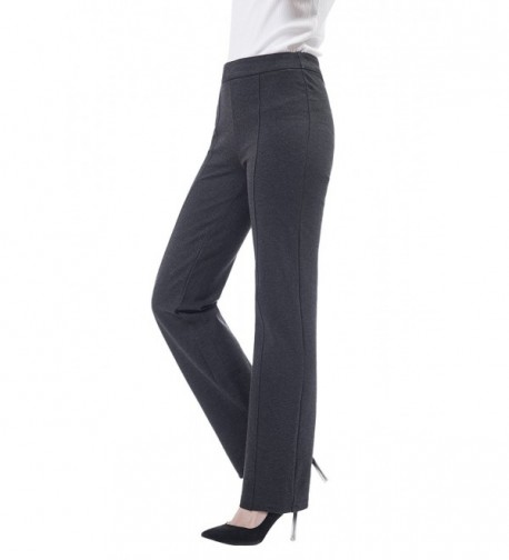 Ladies BootCut Stretch Trousers Soshow