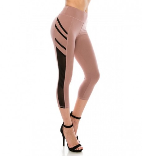 Always Stretch Striped Workout Leggings